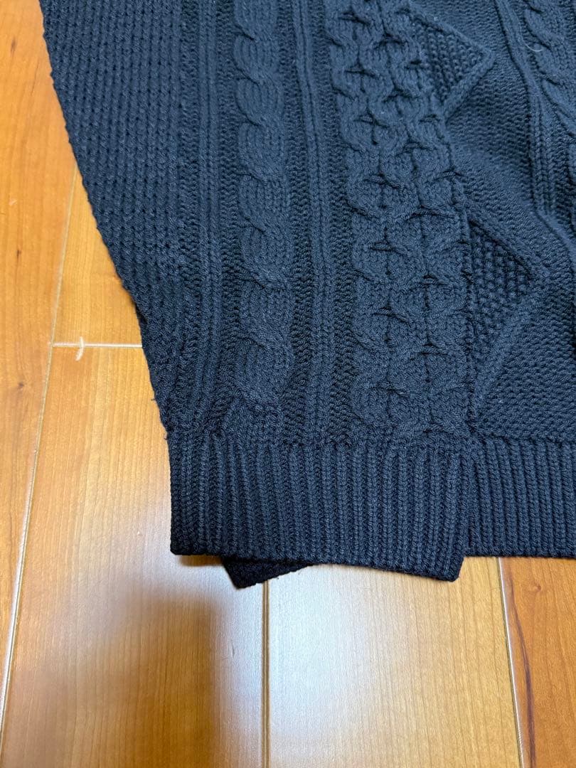 トップス NIKE AS M NL CABLE KNIT SWEATER LS BLACK