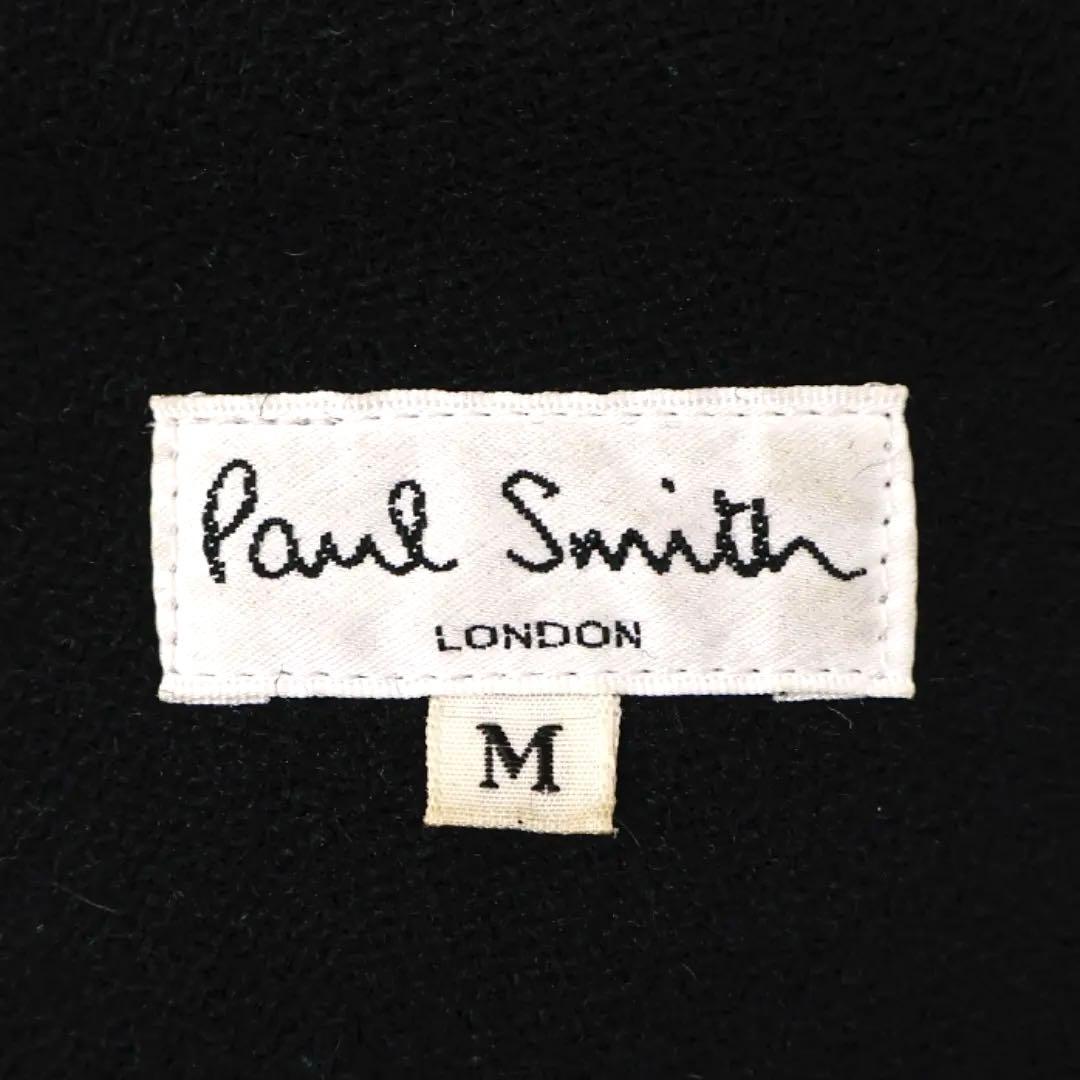 H3437◾️ポールスミス　カシミア混ヘリンボーン柄　ダッフルコート