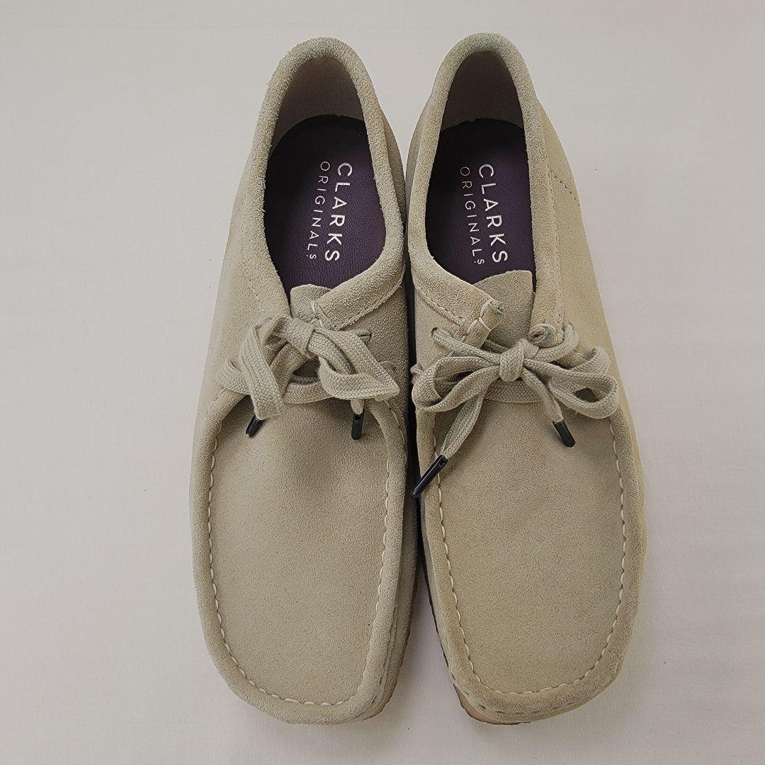クラークス ワラビー メープル スエード ローカット UK8 26cm