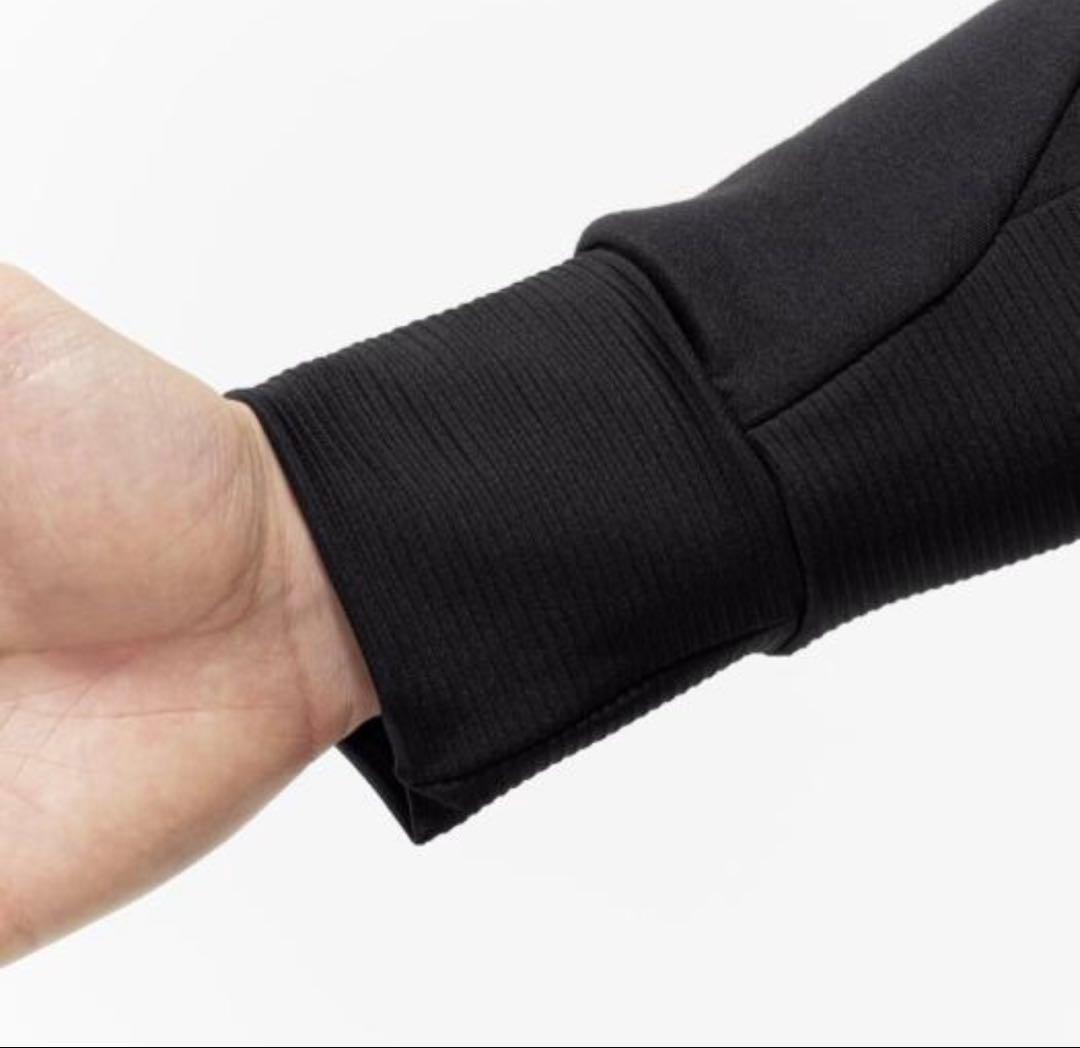 【新品未使用】ミズノ　ピーチタッチスウェットフーディ　Mサイズ　ブラック