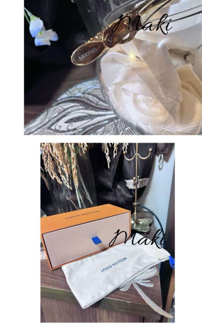 ご成約　LVゴールド総モノグラム(ナノグラム)バレッタ