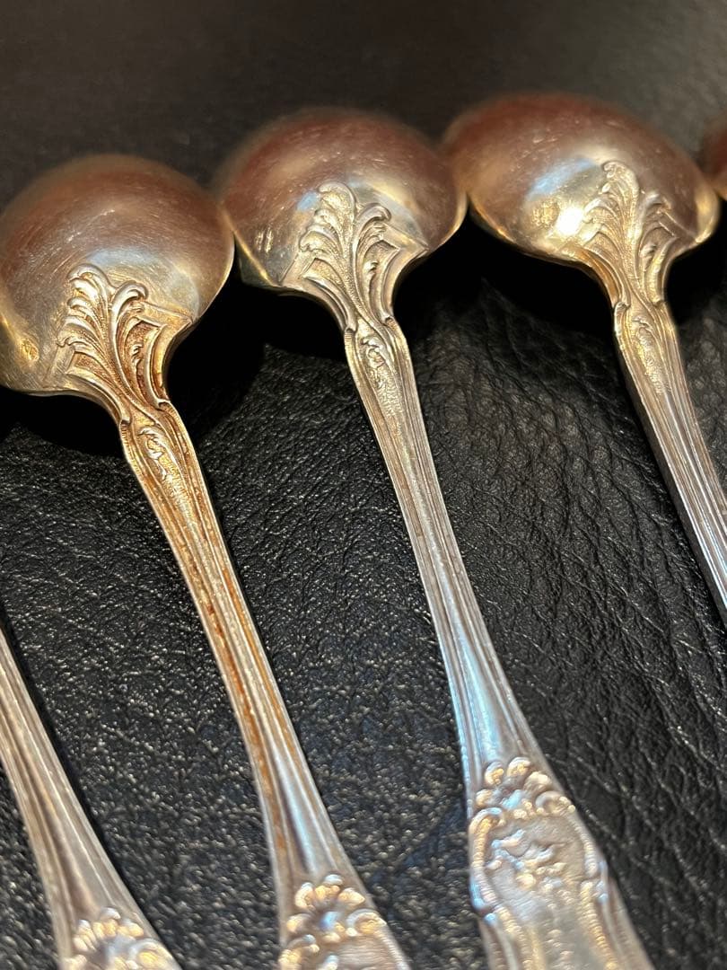 フランス　純銀950製　スプーン　セット　アンティーク　アフタヌーンティー