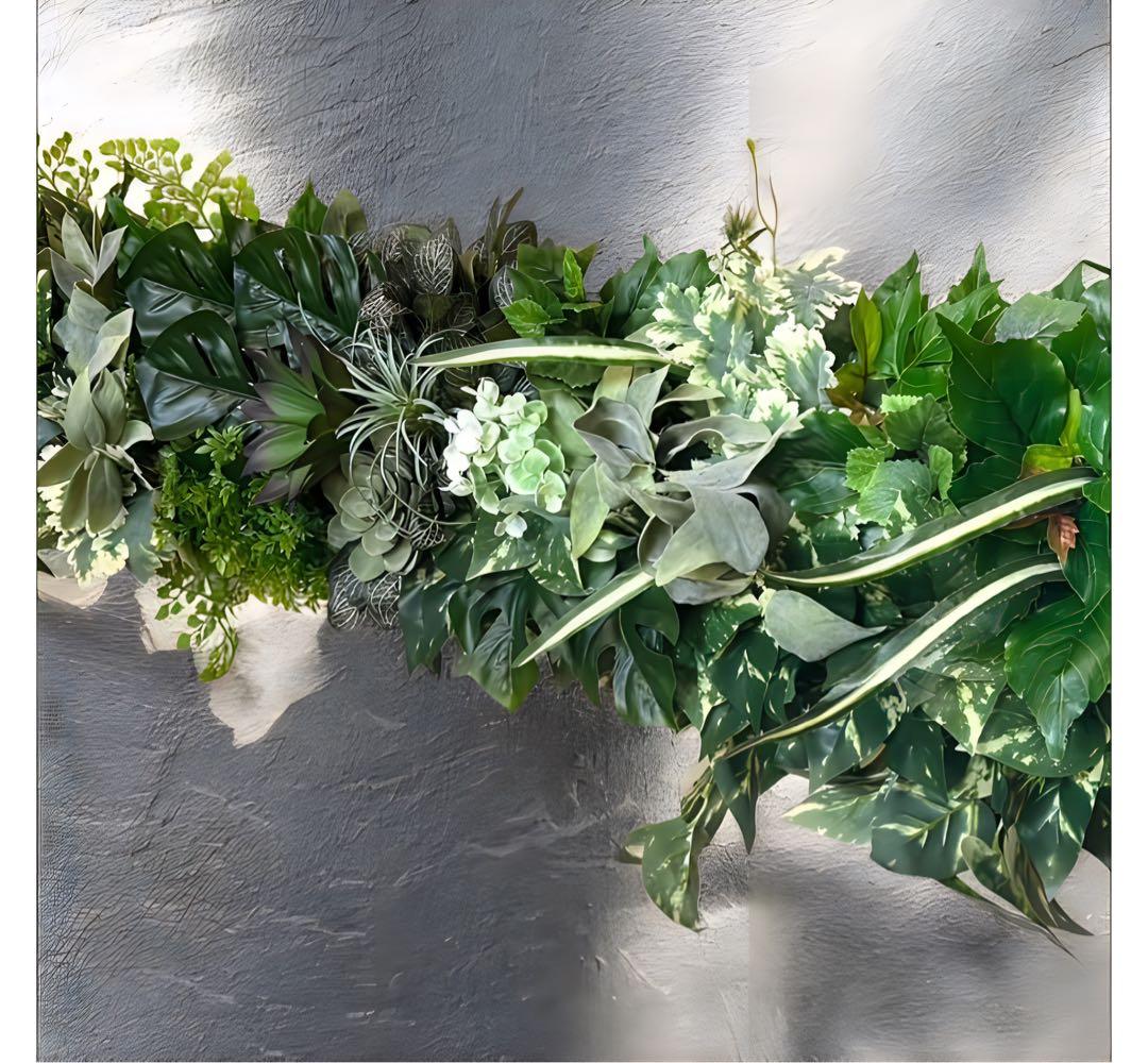 光触媒　人工観葉植物　ウォールグリーン　フェイクグリーン　壁掛け　851591