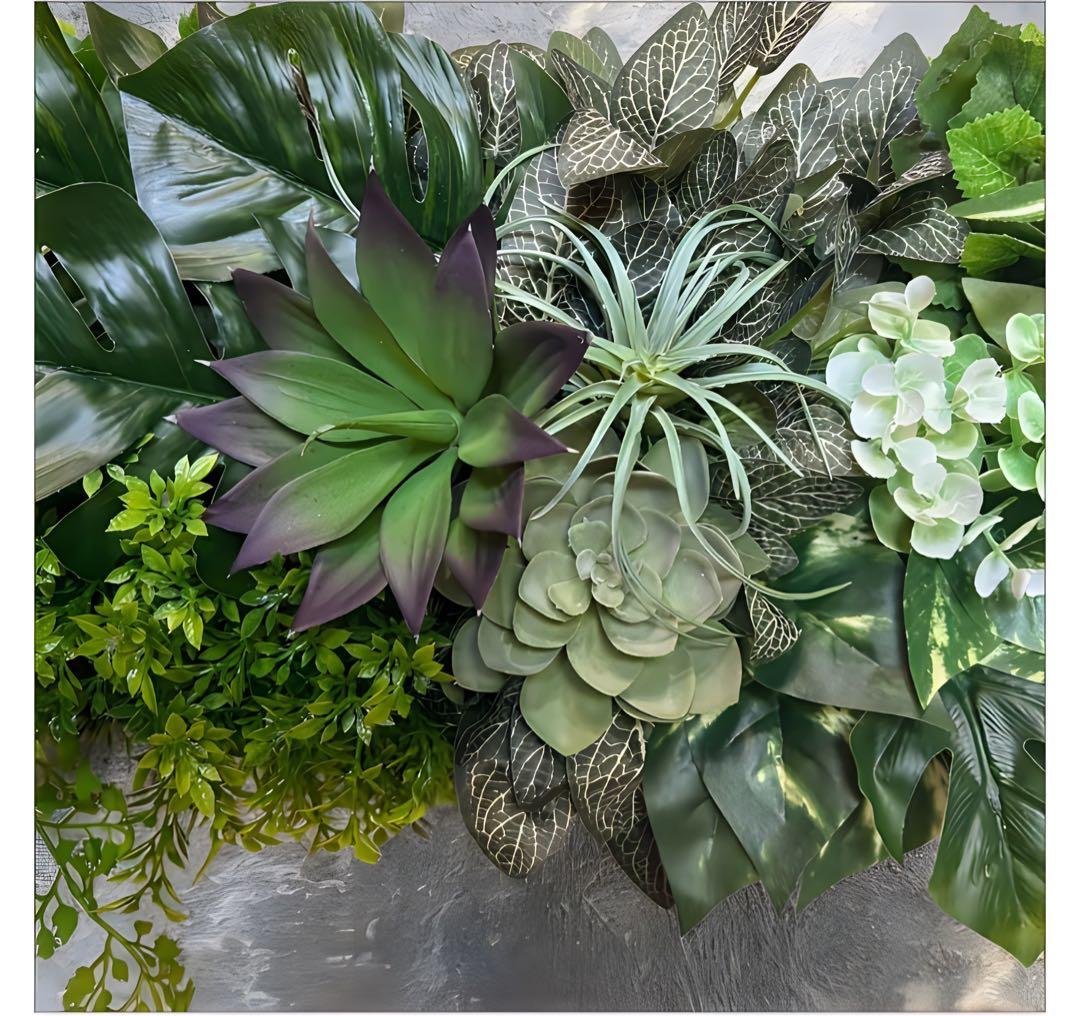 光触媒　人工観葉植物　ウォールグリーン　フェイクグリーン　壁掛け　851591