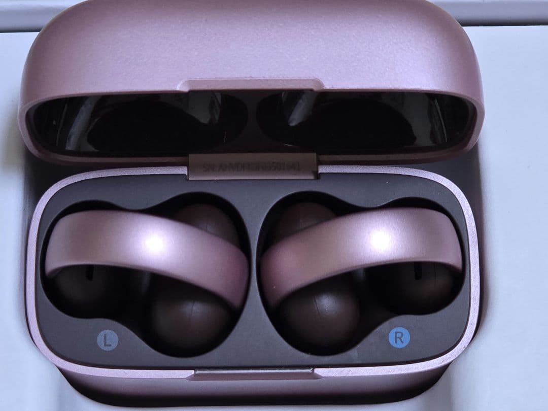 Anker soundcore AeroClip ワイヤレスイヤホン ピンク