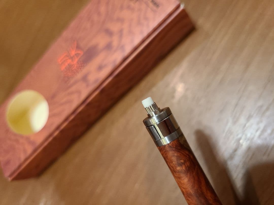 工房楔　花梨紅白　ペンシルコルタ　シャーペン　0.5