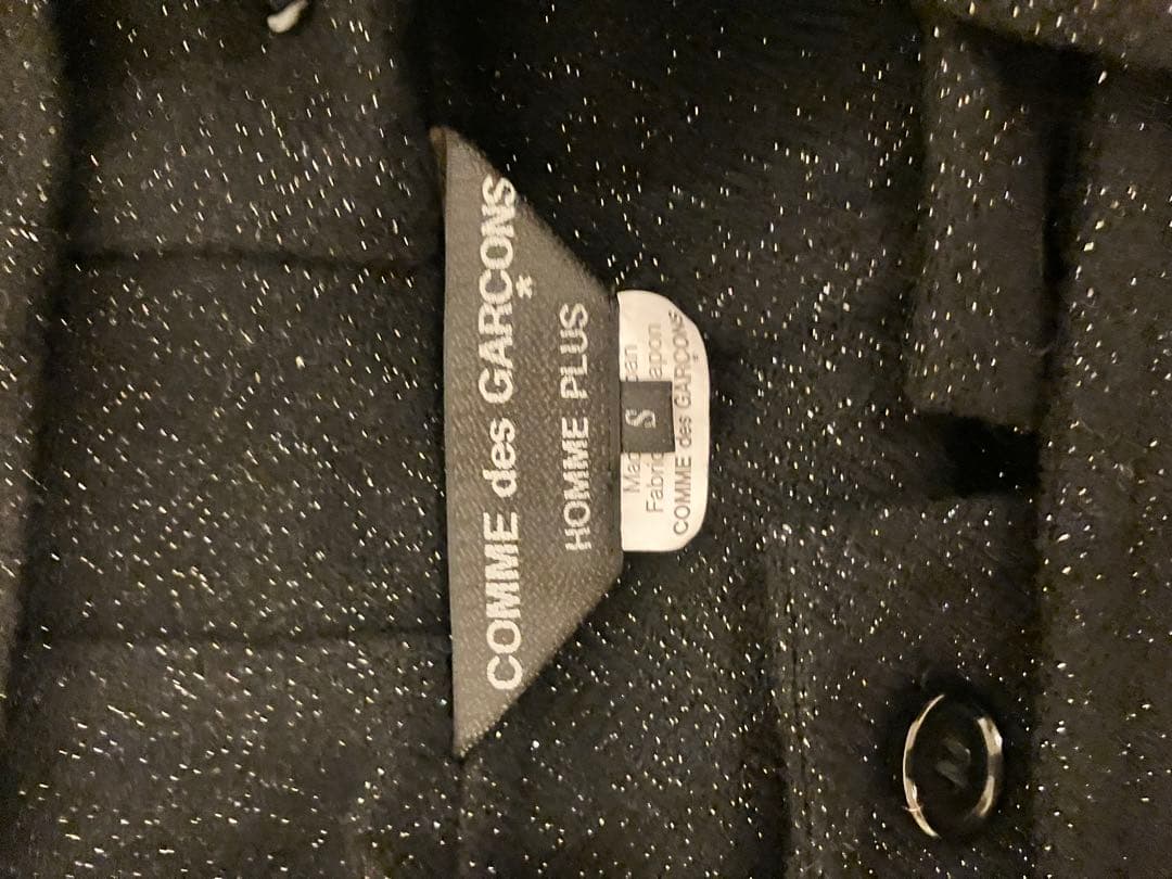 コムデギャルソン ラメロングダッフルコート2019AW