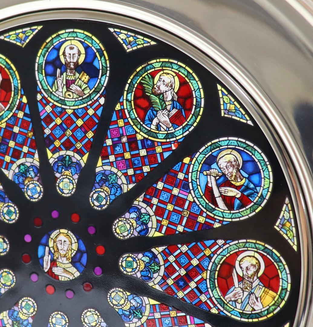 サンタ・マリア・マイオール・デ・リシュボア大聖堂 ヴィンテージ ステンドグラス