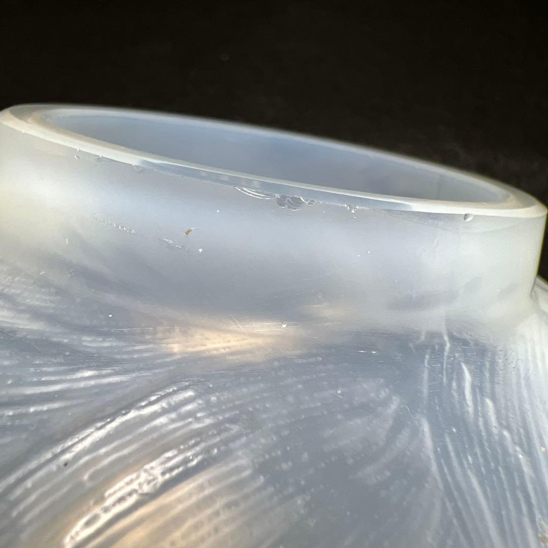 専用1920年頃　ルネ・ラリックFORMOSEウランガラス花瓶　高さ約17.5㎝