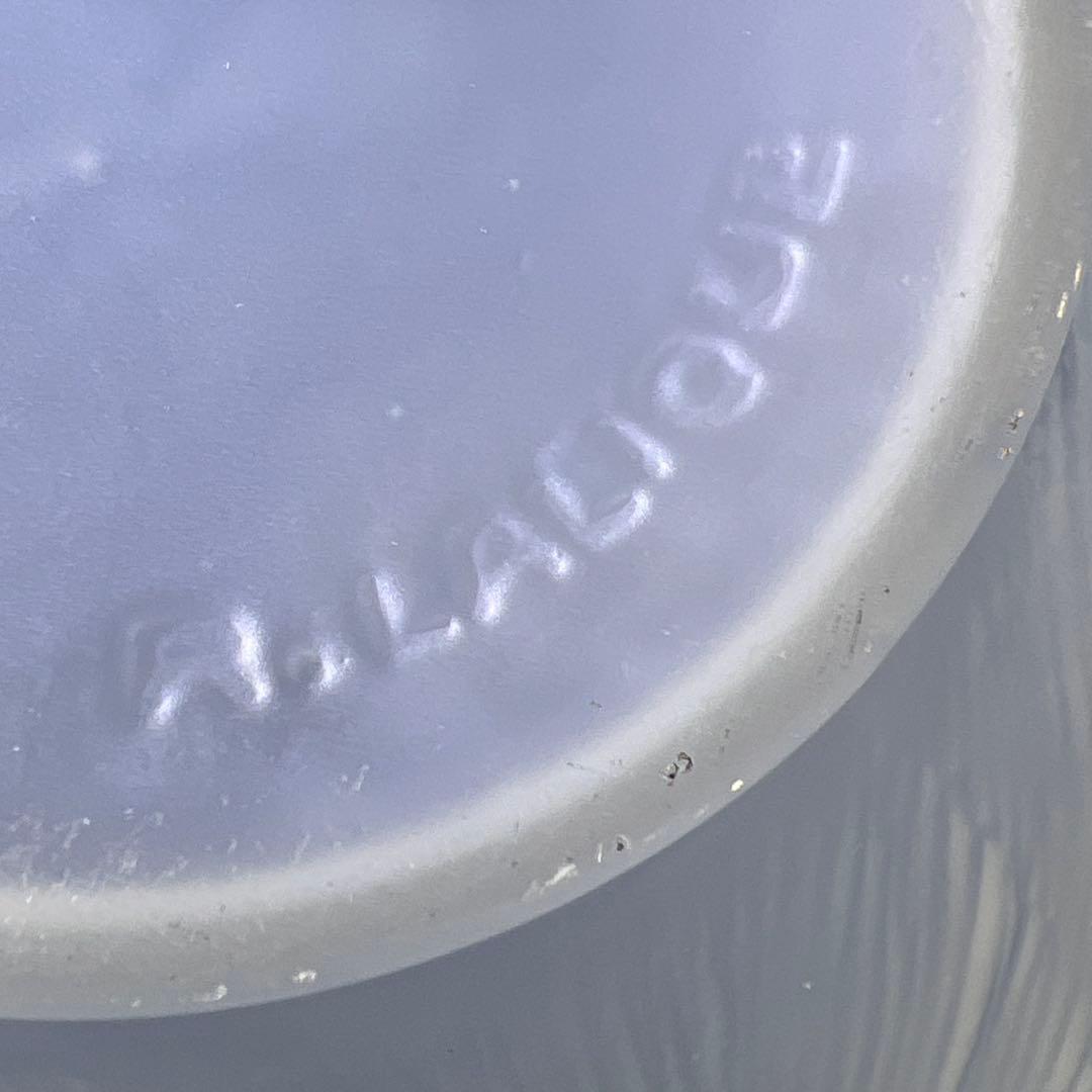 専用1920年頃　ルネ・ラリックFORMOSEウランガラス花瓶　高さ約17.5㎝