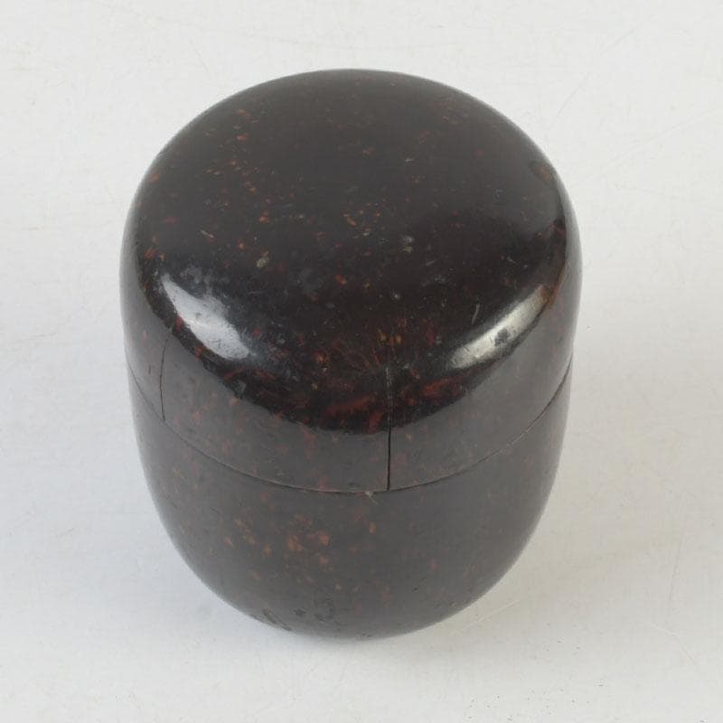 茶道具　時代根來　棗　時代箱　V　9898