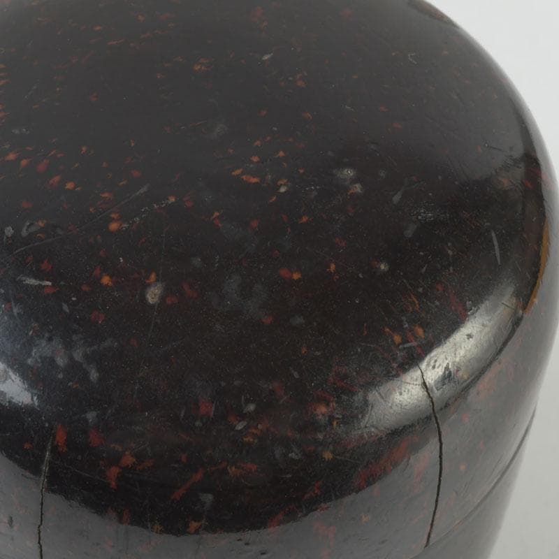 茶道具　時代根來　棗　時代箱　V　9898