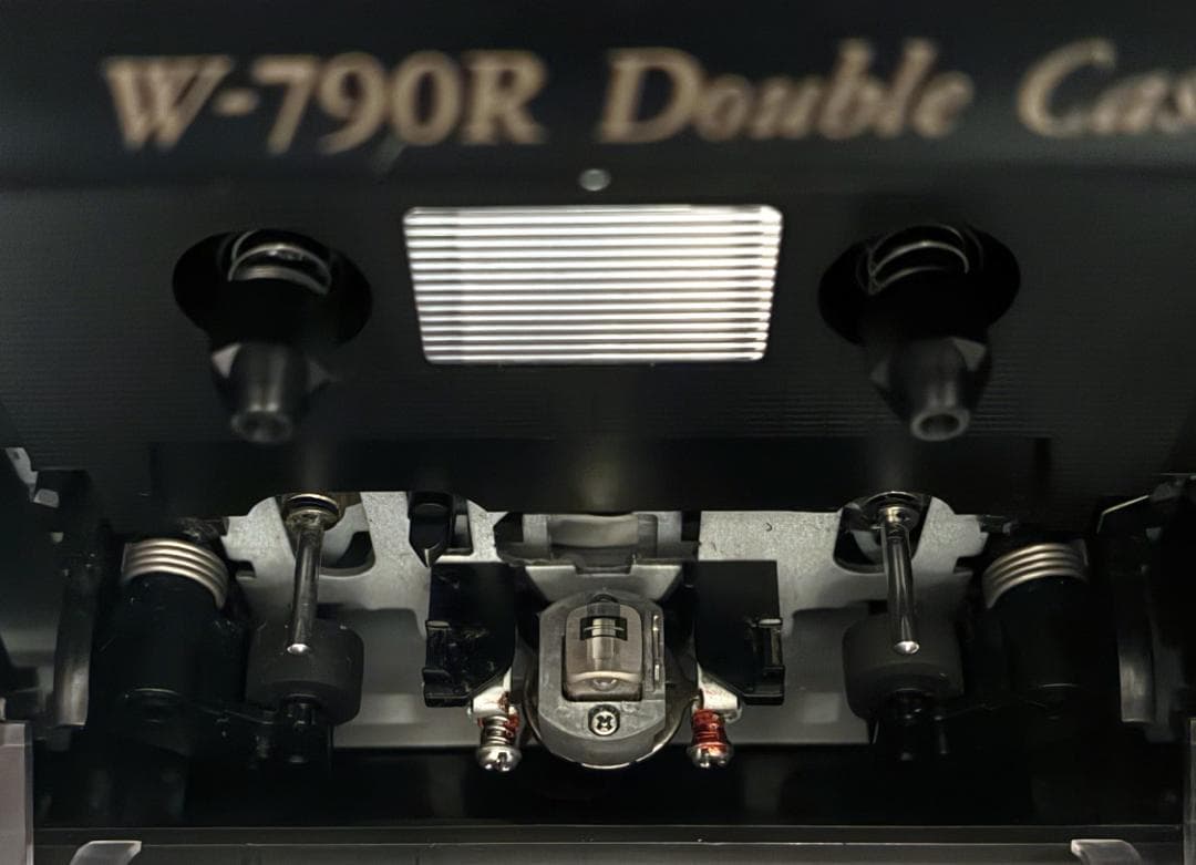 【動作OK！！】ダブルカセットデッキ　TEAC　W-790R　②