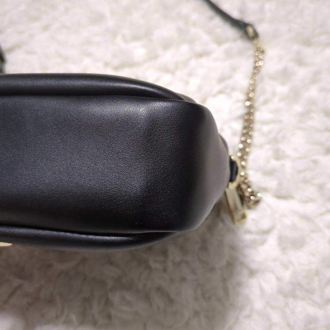美品◆HUGO BOSS◆2WAY キルティング チェーン ショルダーバッグ 黒