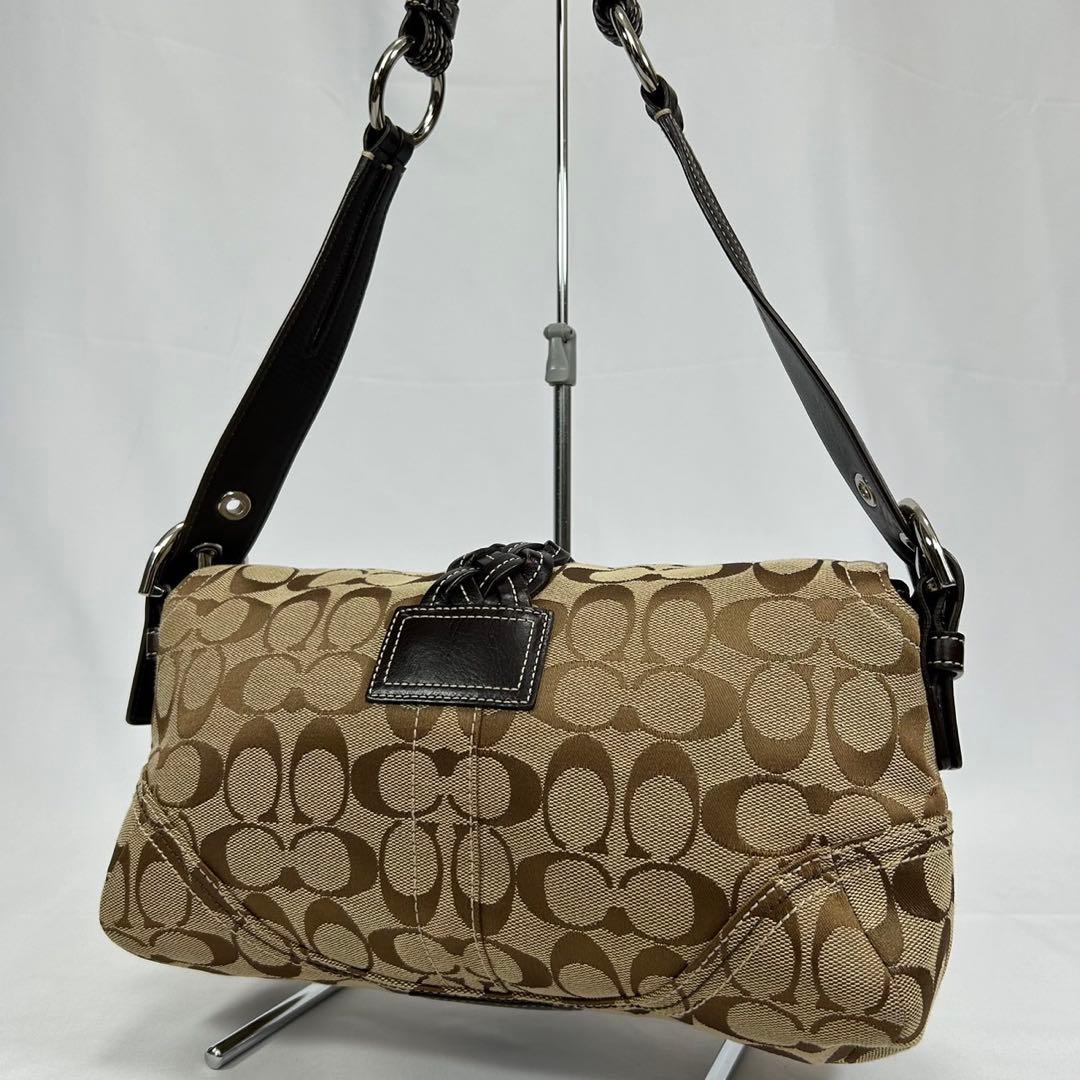 【極美品/保存袋付】コーチ ソーホー ワンハンドバッグ ワンショルダーバッグ