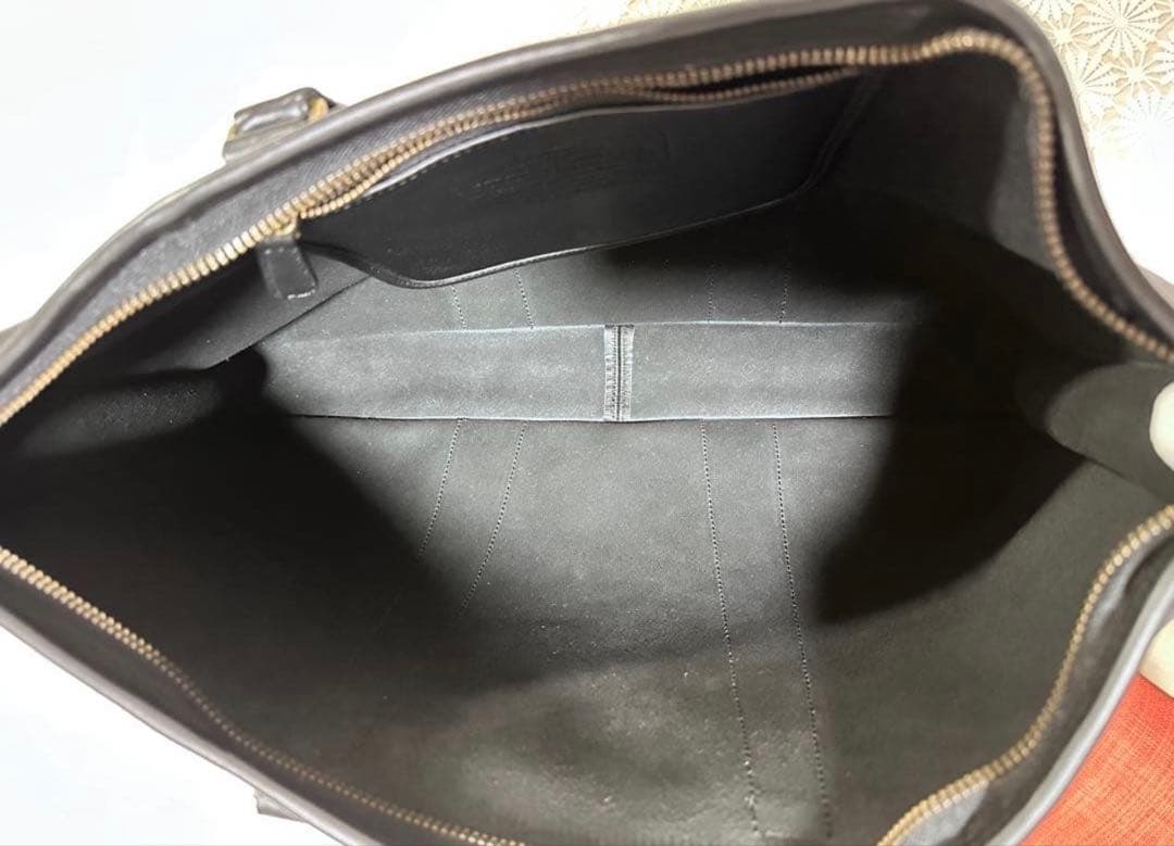 COACH オールドコーチ レザーブリーフケース A4メンズ