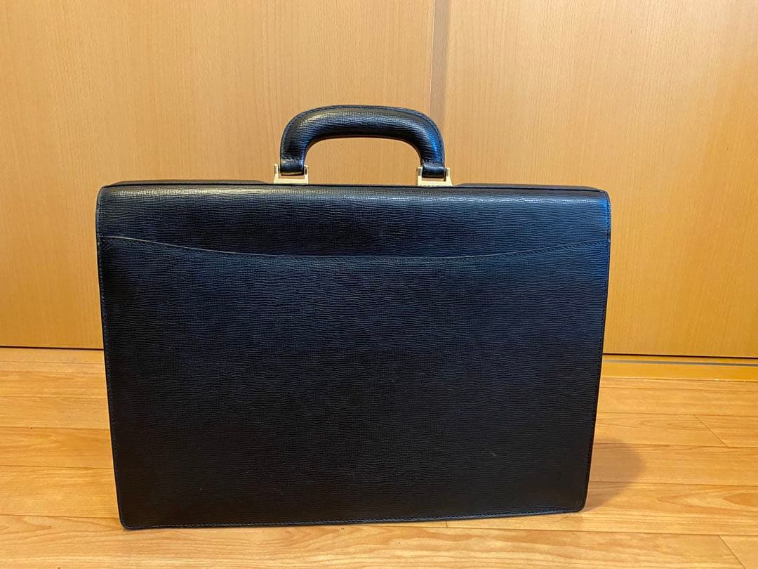 LOEWE レザー ビジネスバッグ ブラック