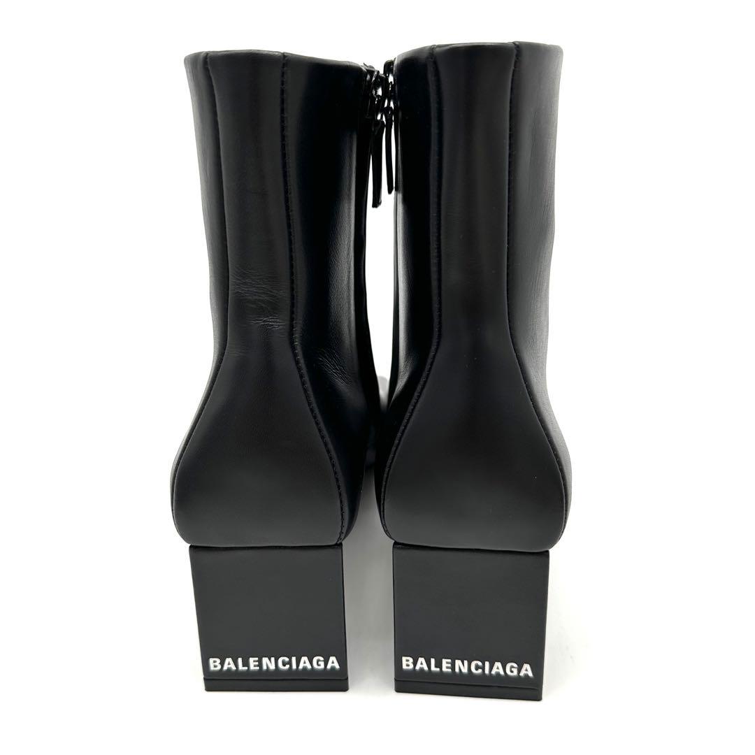 〈新品〉BALENCIAGA【22】スクエアトゥ サイドジップ ショートブーツ