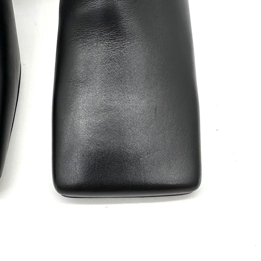 〈新品〉BALENCIAGA【22】スクエアトゥ サイドジップ ショートブーツ