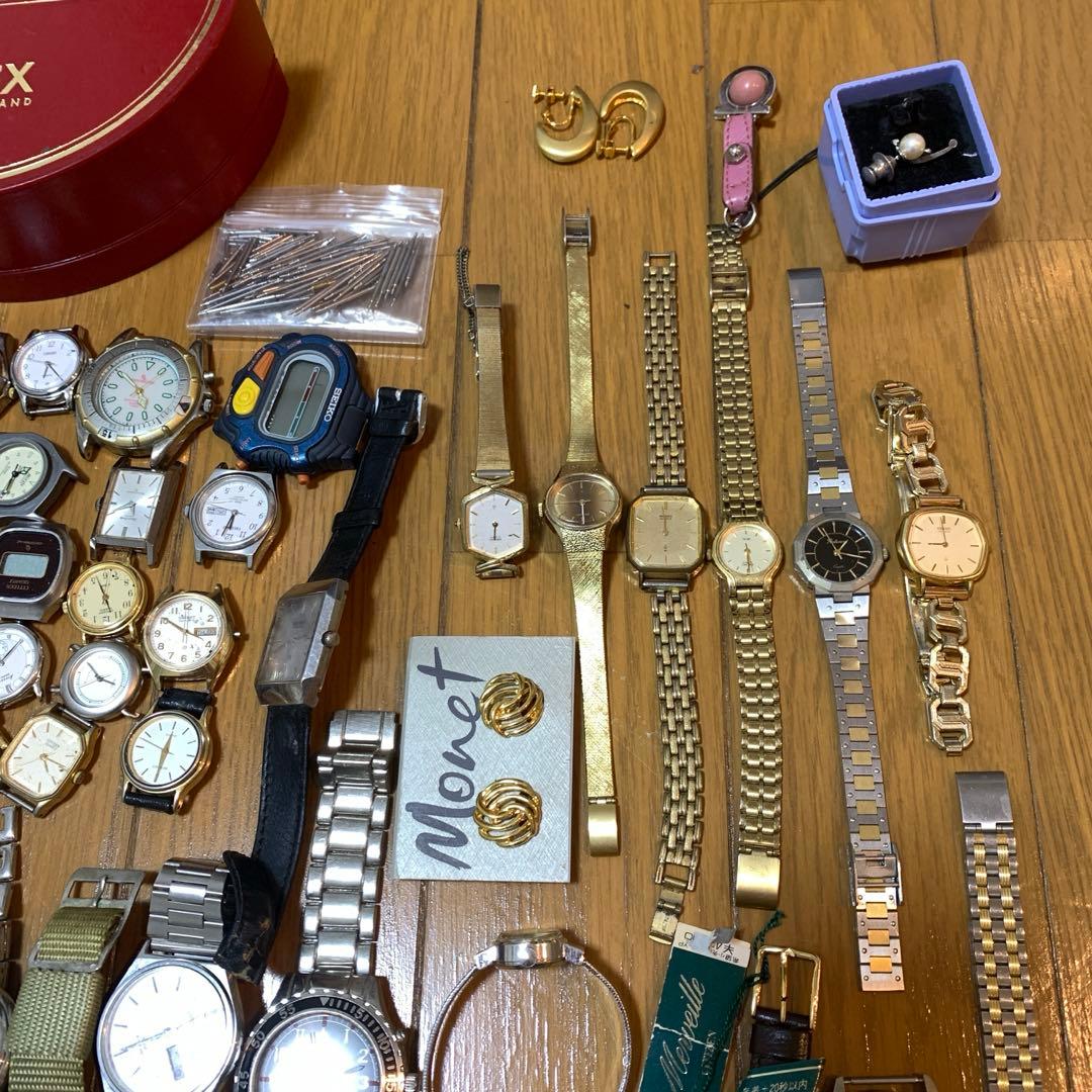 まとめ売り時計アクセサリーセット品セイコーシチズンなど