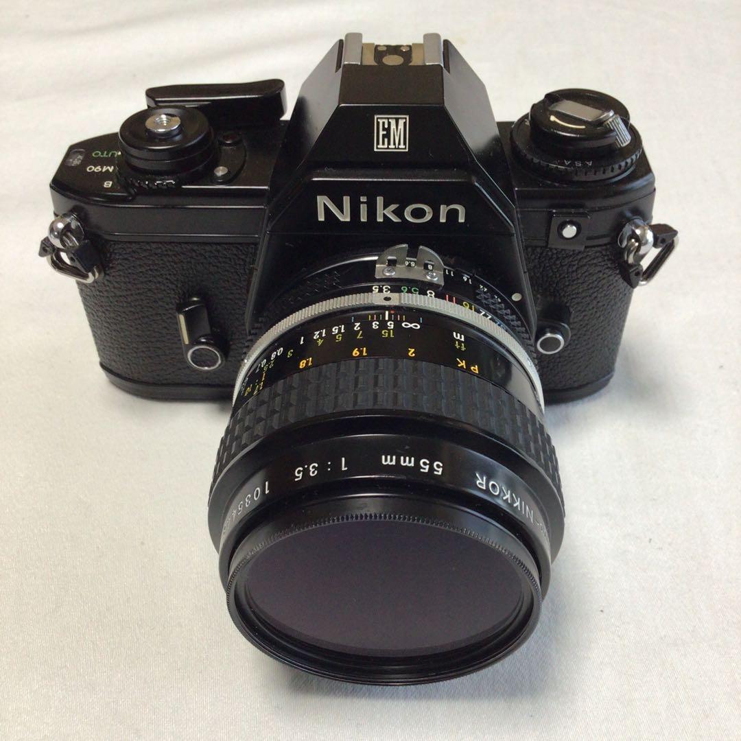 Nikon EM, 55mm f3.5, 43-86mm, TC-201セット