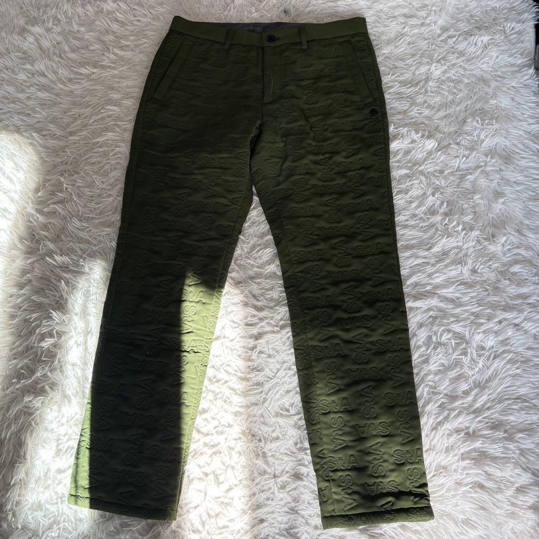 最新作 即完 ST ANDREWS パンツ 蓄熱 中綿 キルティング カーキ