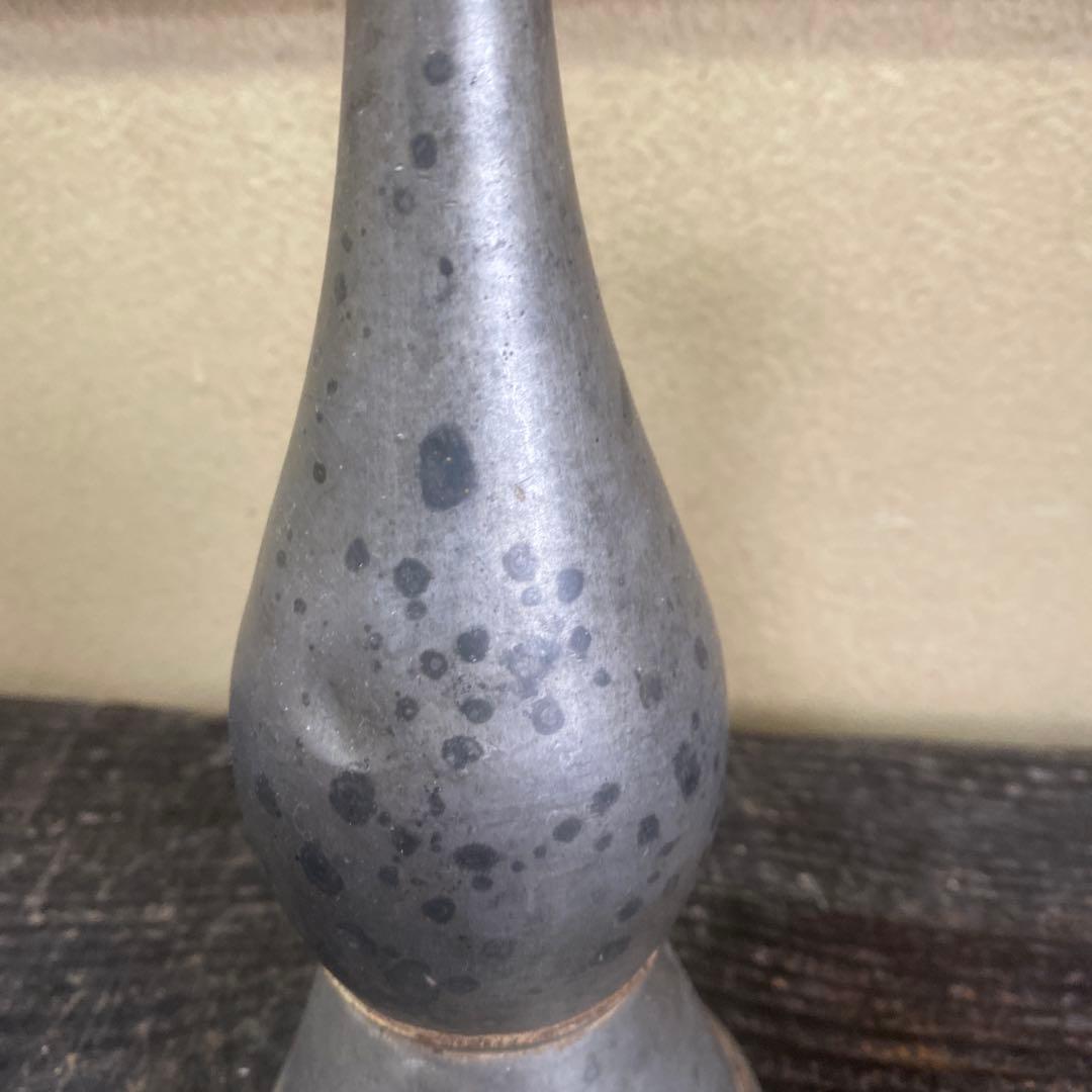 錫製　徳利21cm8.5cm