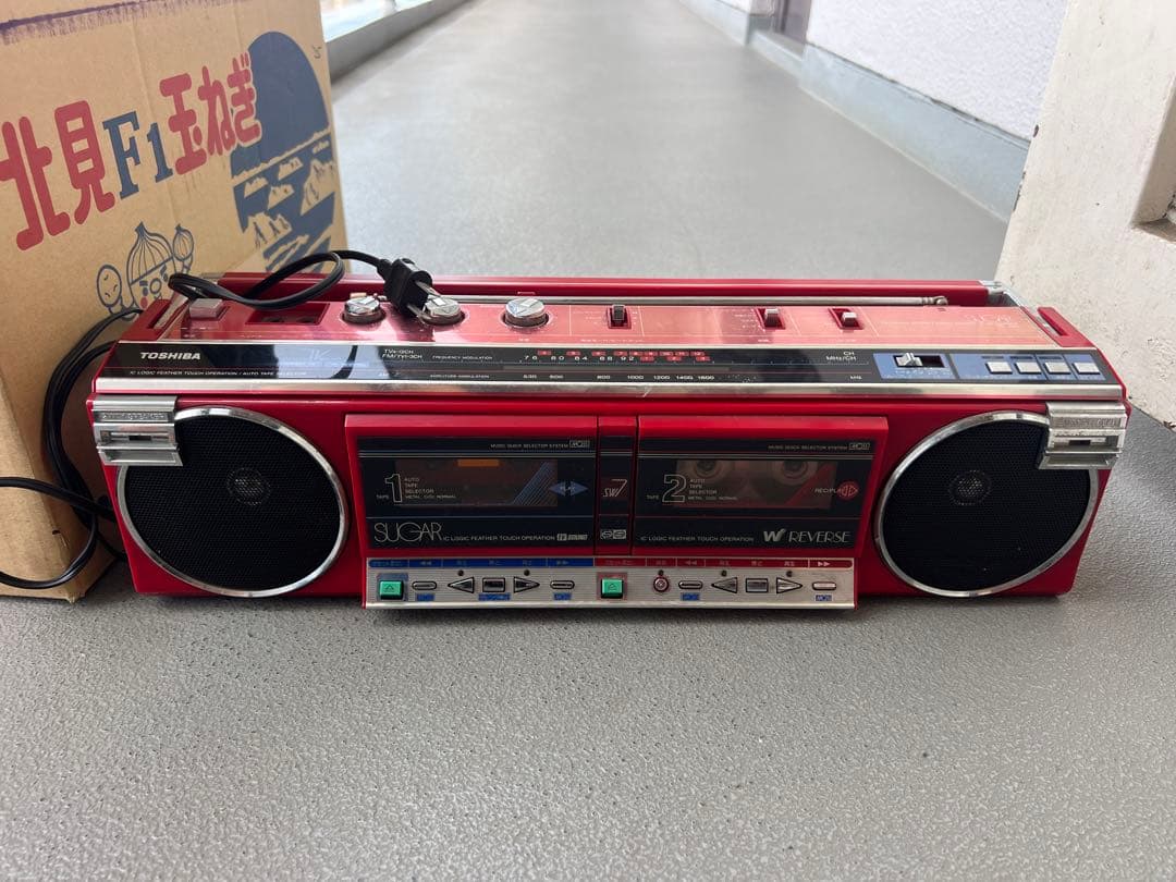 TOSHIBA 東芝 ステレオカセットレコーダー ラジカセ RT-SW7 中古