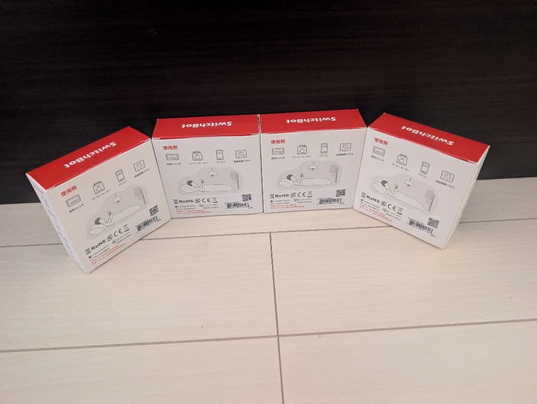【おまけ付き】switchBot　ボット　4個セット