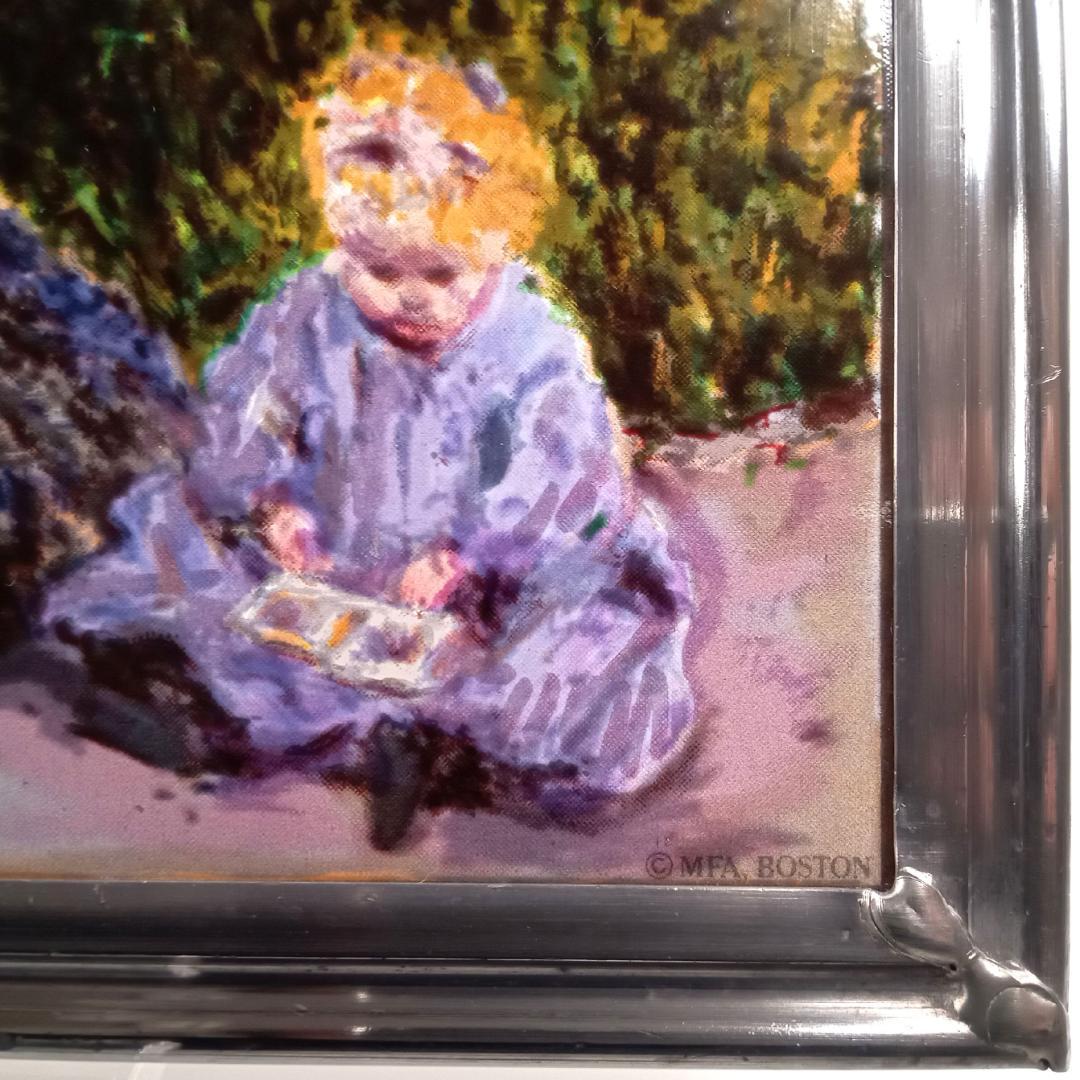 モネ ステンドグラス カミーユと子供ボストン美術館グラスマスターズ