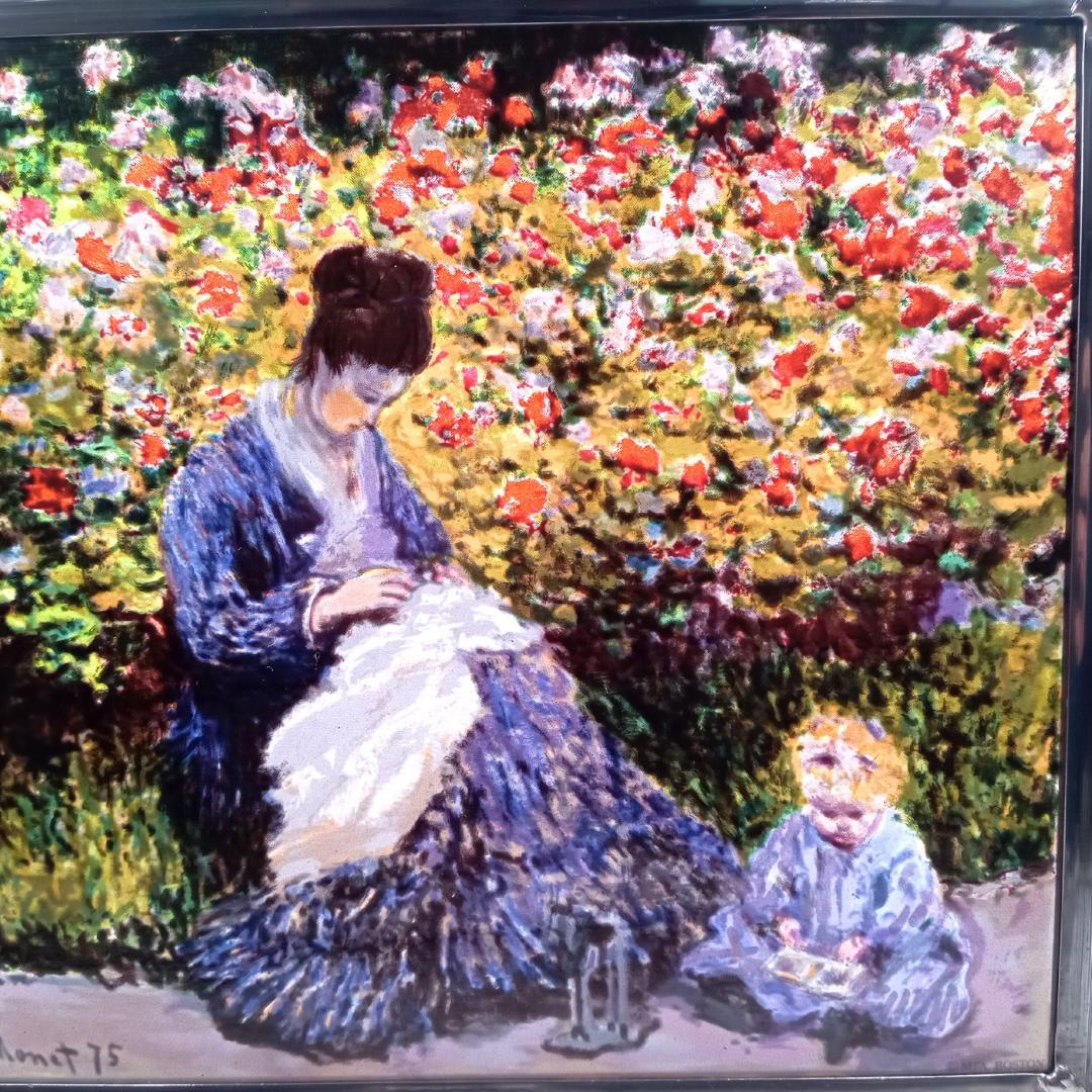 モネ ステンドグラス カミーユと子供ボストン美術館グラスマスターズ