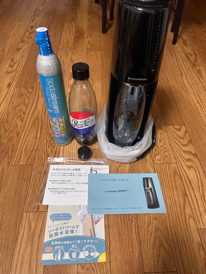 sodastream SPIRIT 炭酸水メーカー ブラック