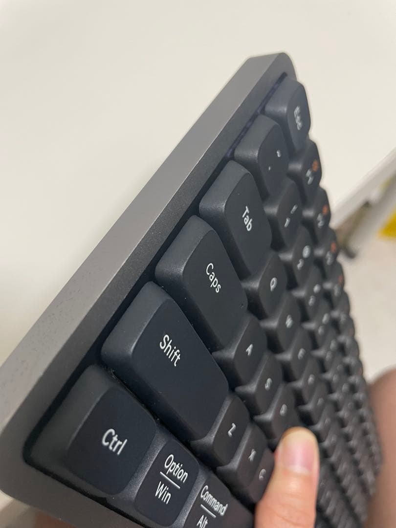 Lofree FLOW 84ロープロファイルメカニカルキーボードスペースグレイ