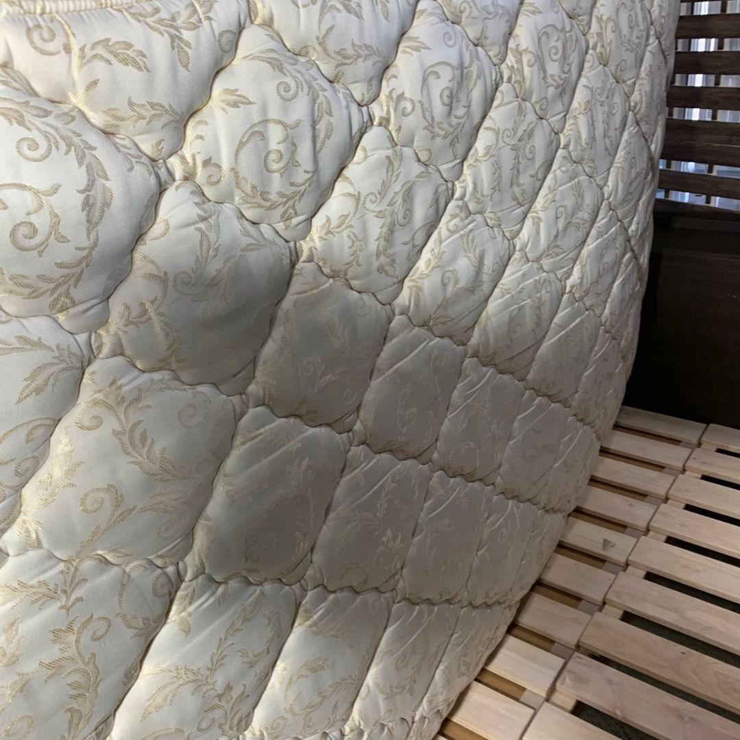 G048\" 現状品 KINGSDOWN ダブルサイズ ベッドフレーム マットレス