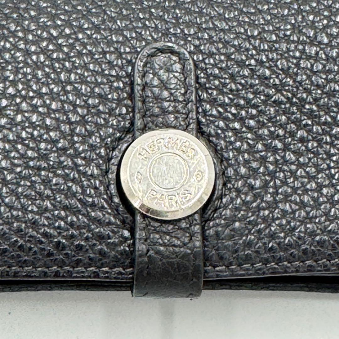 HERMES エルメス ドゴン トゴ レザー ボディバッグ ウエストバッグ 黒