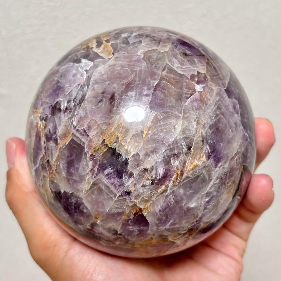 アメジスト 紫水晶 特大 スフィア 丸玉 パワーストーン 天然石 風水