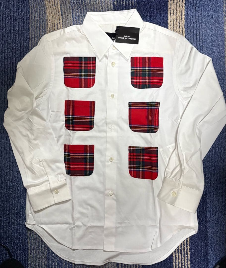 新品未使用tricot COMME des GARÇONS ポケット付きシャツ