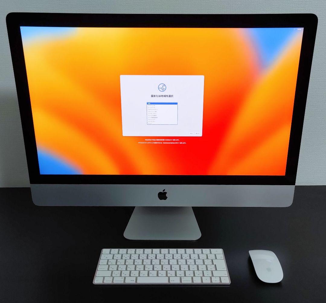 Apple iMac 27インチ 5K (2017) 40GB増・美品 元箱付
