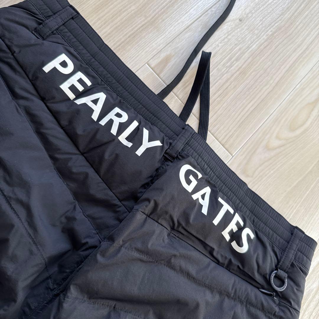 パーリーゲイツ　パンツ　中綿　ダウンパンツ　黒　6 暖パン　XL〜XXL相当