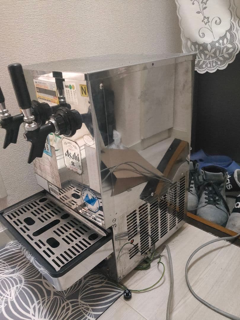 日*海様 【中古⠀】ニットク ビールサーバー ダブルタップ BSE-30W ミド