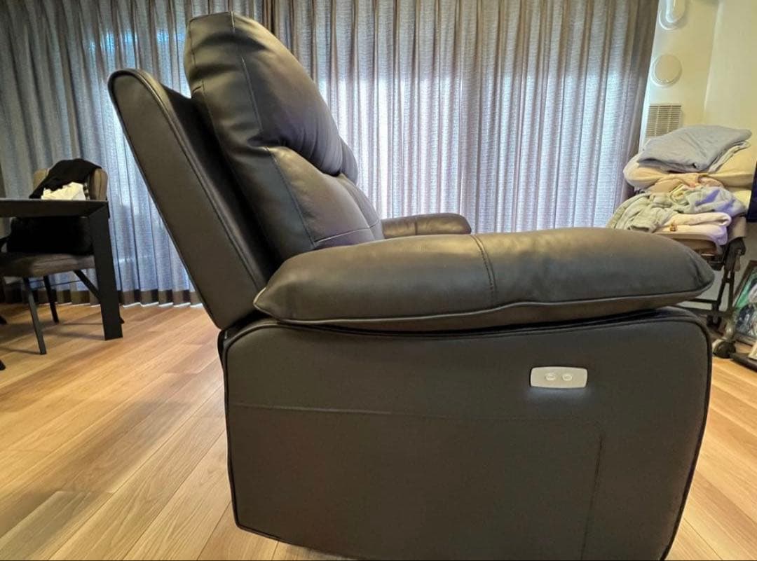 【美品】電動リクライニングソファ　ダークブラウン