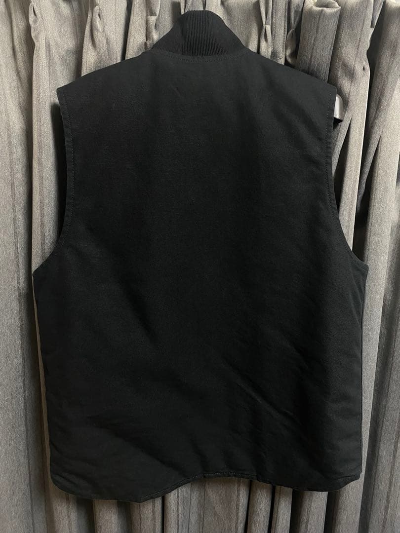 Carhartt ブラック ベスト ダック地
