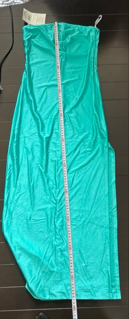 フラダンス　ドレス　マウナロア　ワンピース エメラルドグリーン　1004