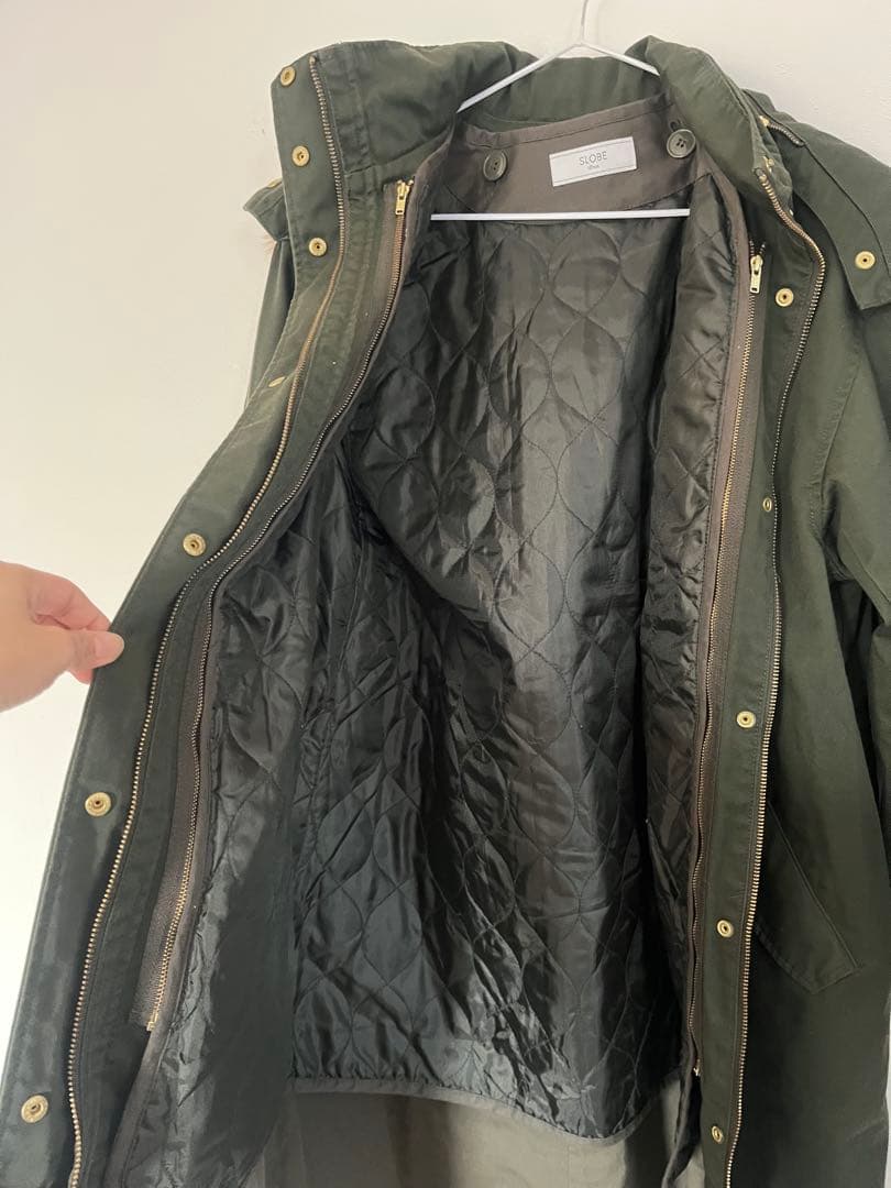 SLOBE IENA モッズコート　フォックスファー　ライナー付き