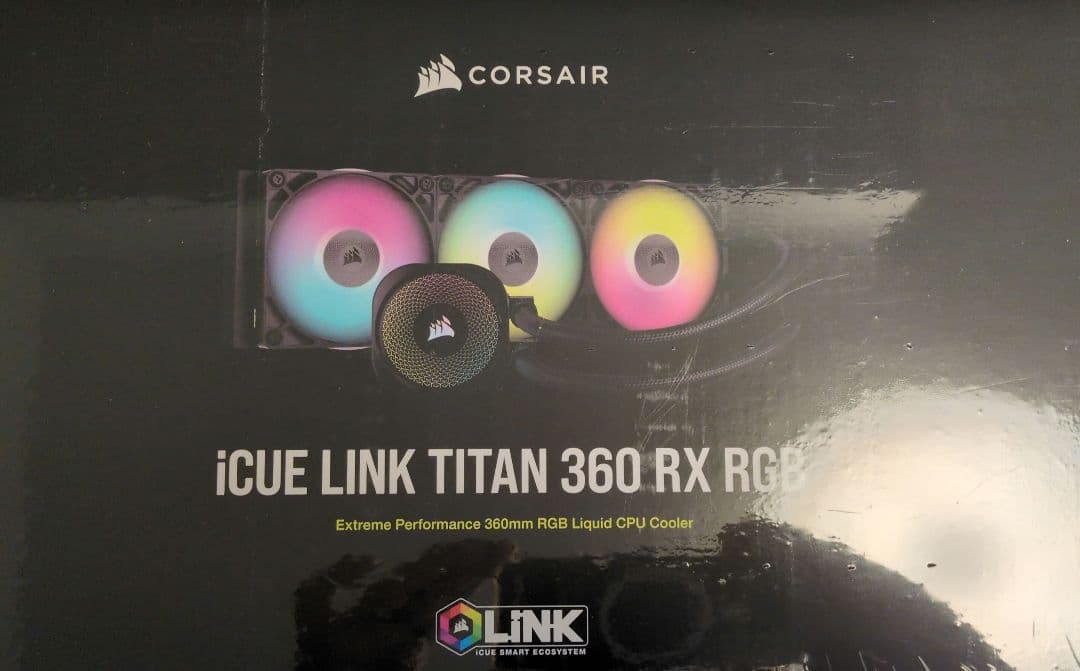iCUE LINK TITAN 360 RX RGB　新品未開封