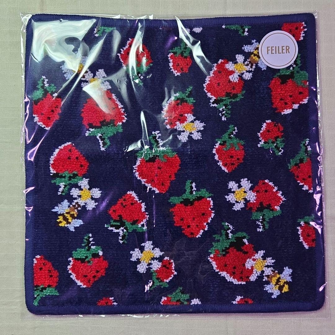 ☘️特価❗フェイラー　ミュベール　ストロベリー　ハンカチ　3色セット　未開封☘️