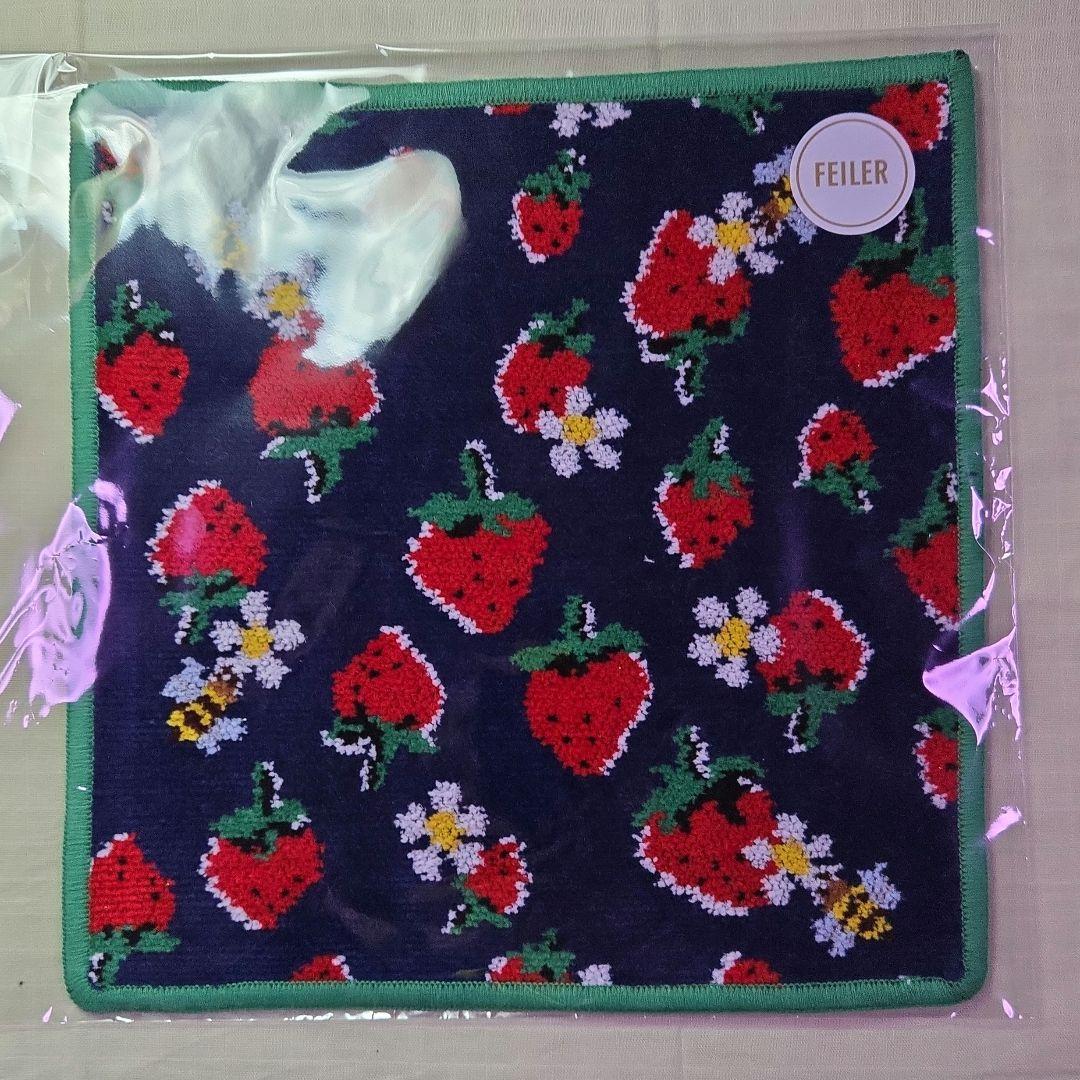 ☘️特価❗フェイラー　ミュベール　ストロベリー　ハンカチ　3色セット　未開封☘️