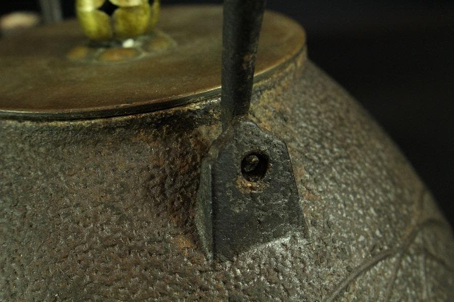 鉄瓶 野草 龍文堂(K-LC590)