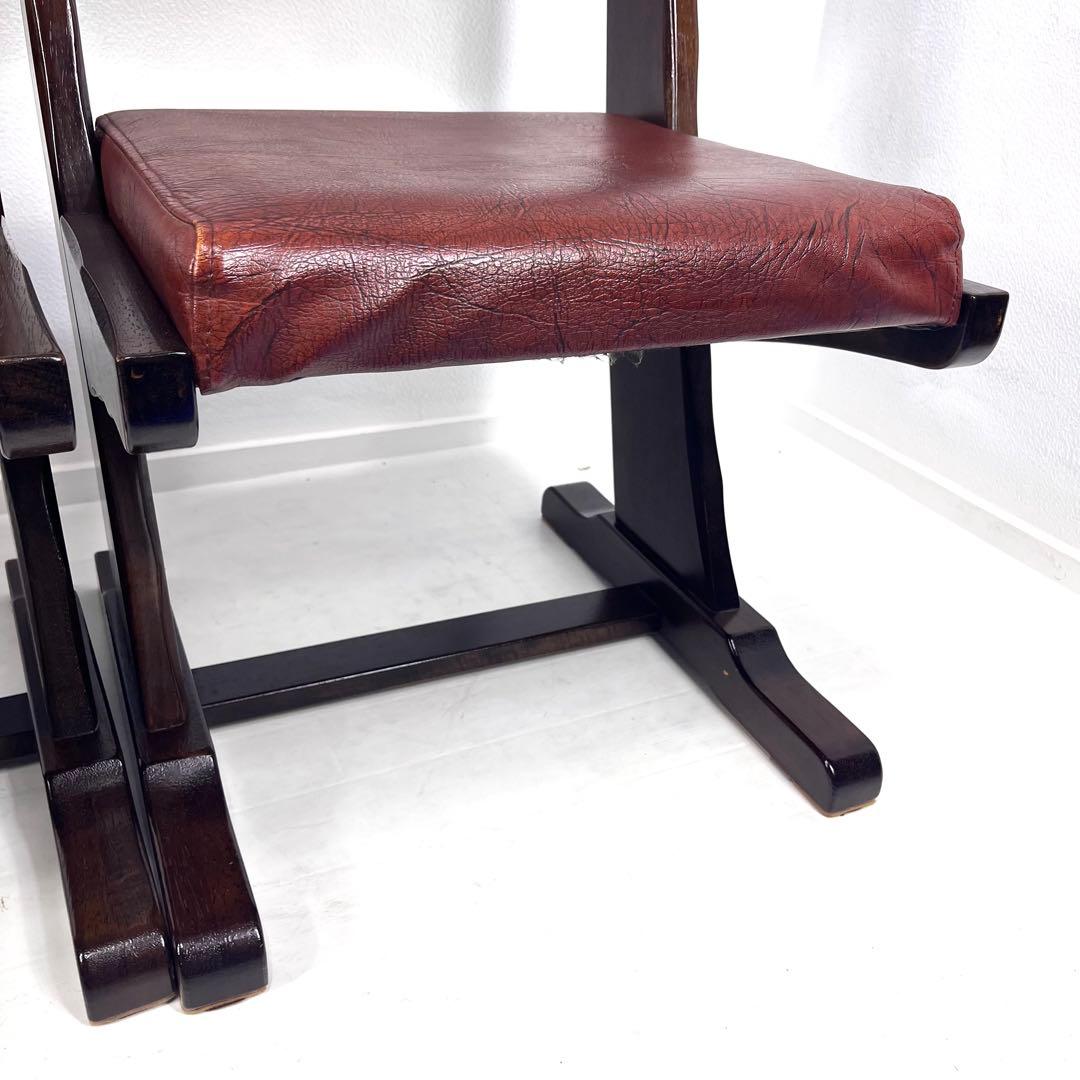 カリモクkarimoku RUSTIC ルスティックダイニングチェア2脚　①