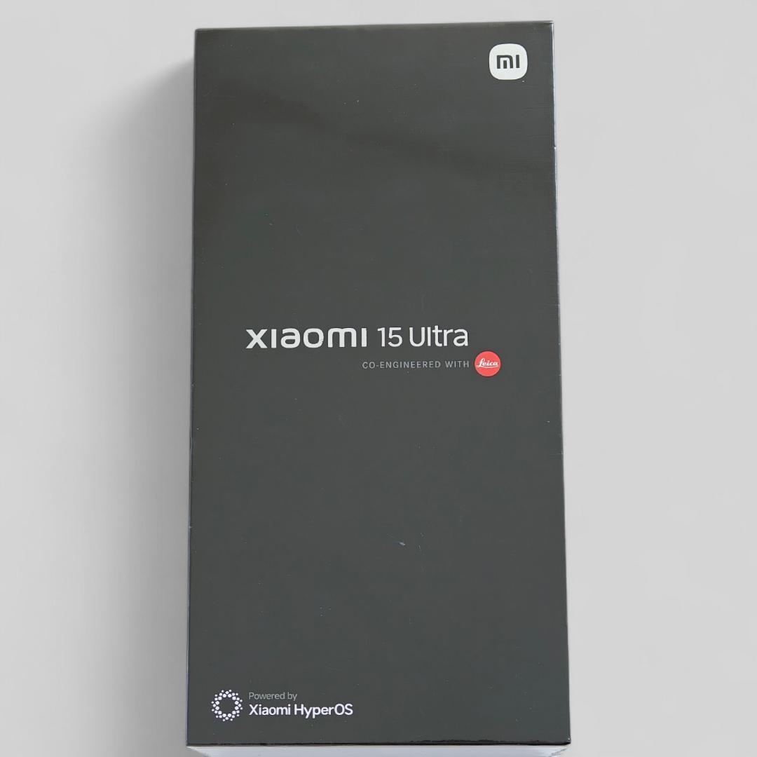 【新品未開封】XIAOMI 15 Ultra 12GB/256GB 中国版